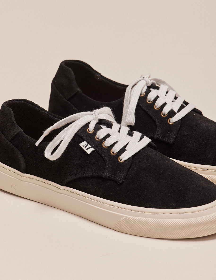 Low-top trainers Alexandre - Black suede