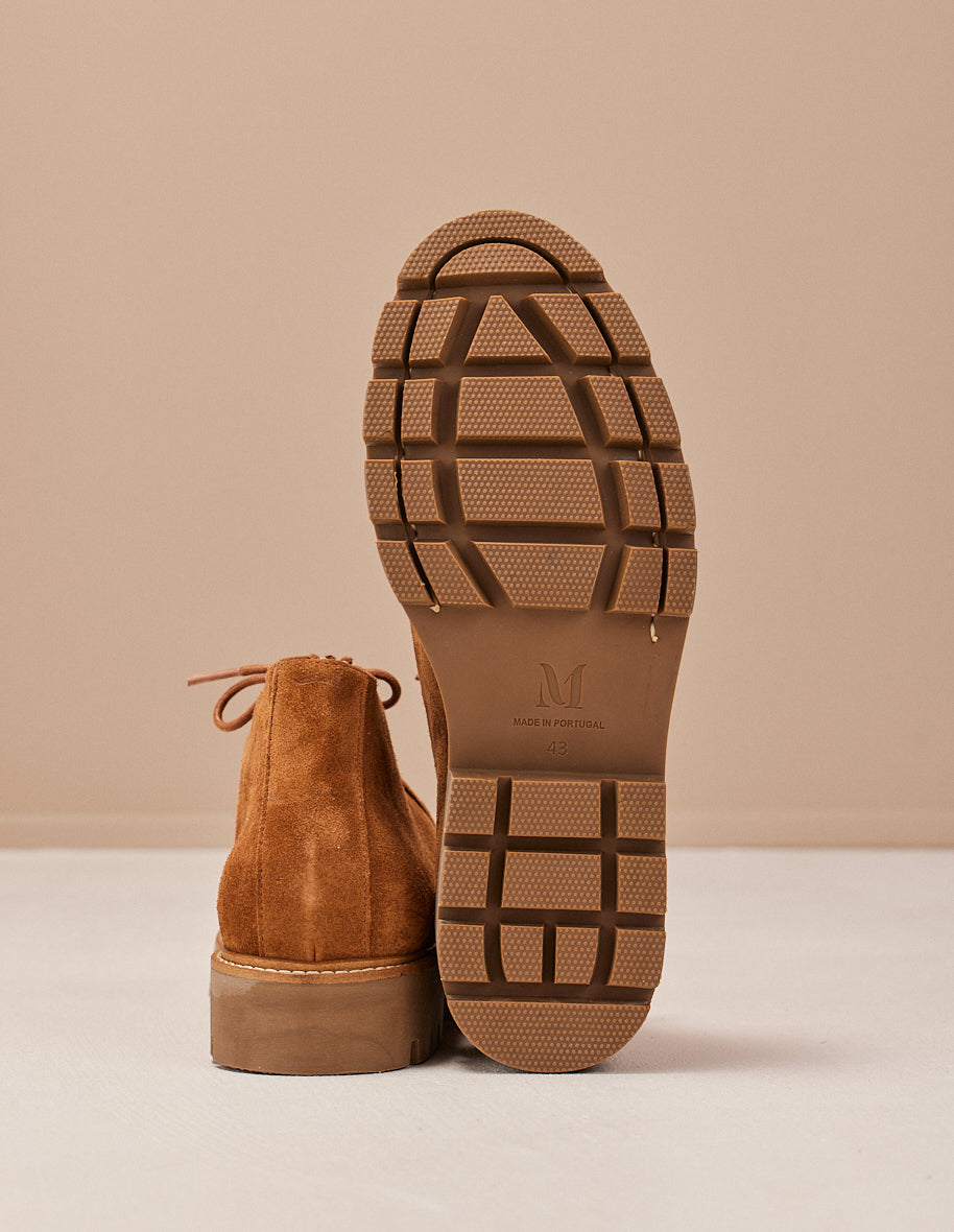 Ankle boots Grégoire - Cognac suede