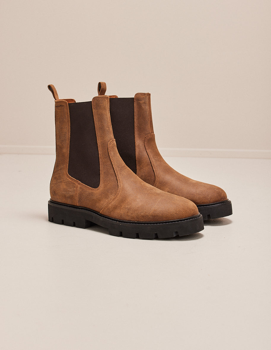 Ankle boots Raoul - Brown oiled suede
