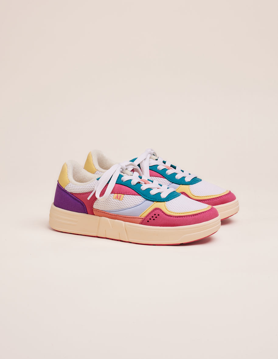 Low-top trainers Aimée - Duck white pink
