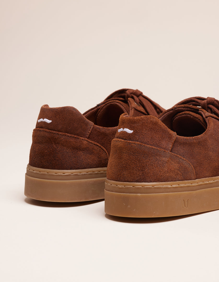 Low-top trainers Alexandre - Brown oiled suede