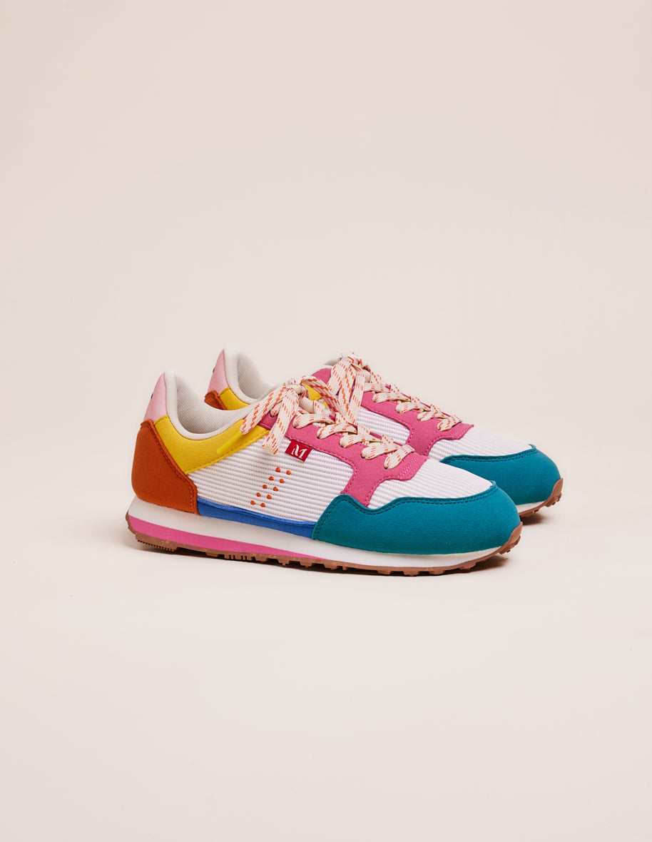 Low-top trainers Gabrielle - Duck white pink