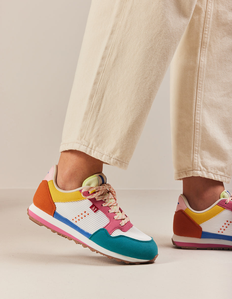 Low-top trainers Gabrielle - Duck white pink