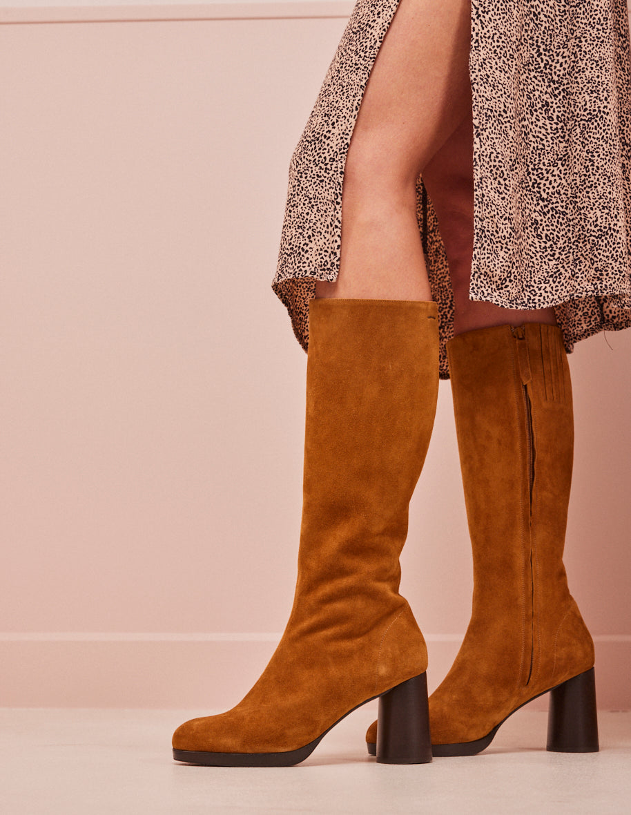 Boots Adeline - Amber Suede