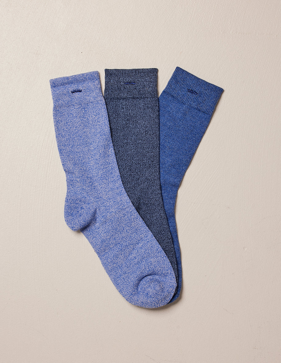 Pack of 3 socks - Blue
