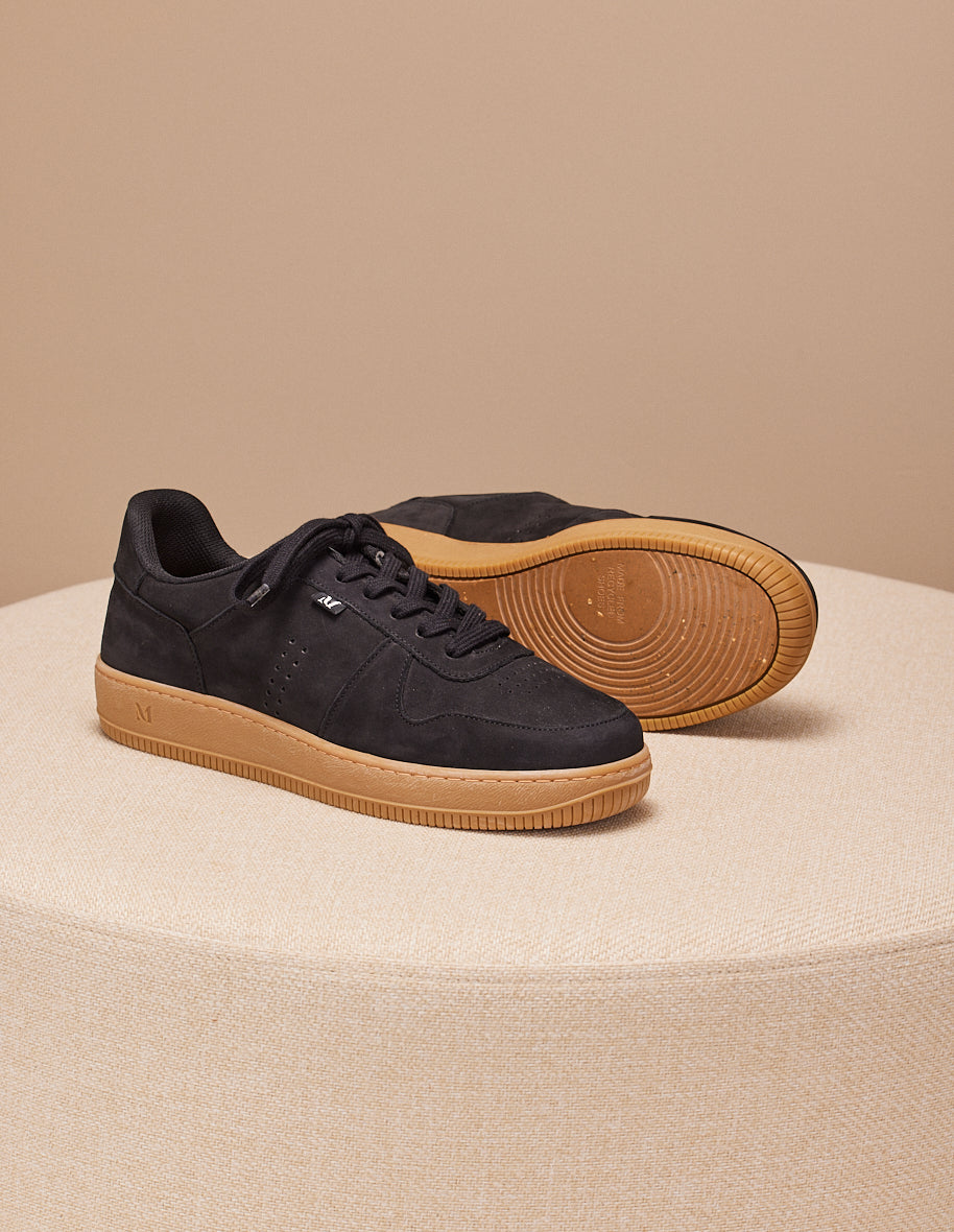 Low-top trainers Maxence H - Black nubuck