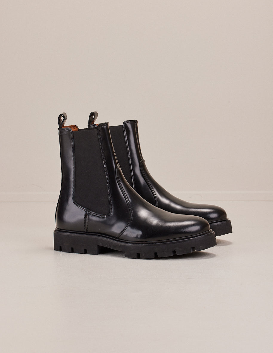 Ankle boots Raoul - Black box leather