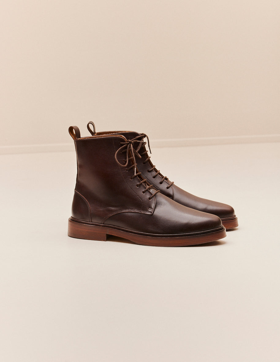 Ankle boots Timothée - Brown leather