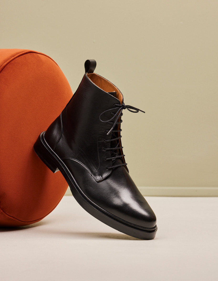 Ankle boots Timothée - Black leather