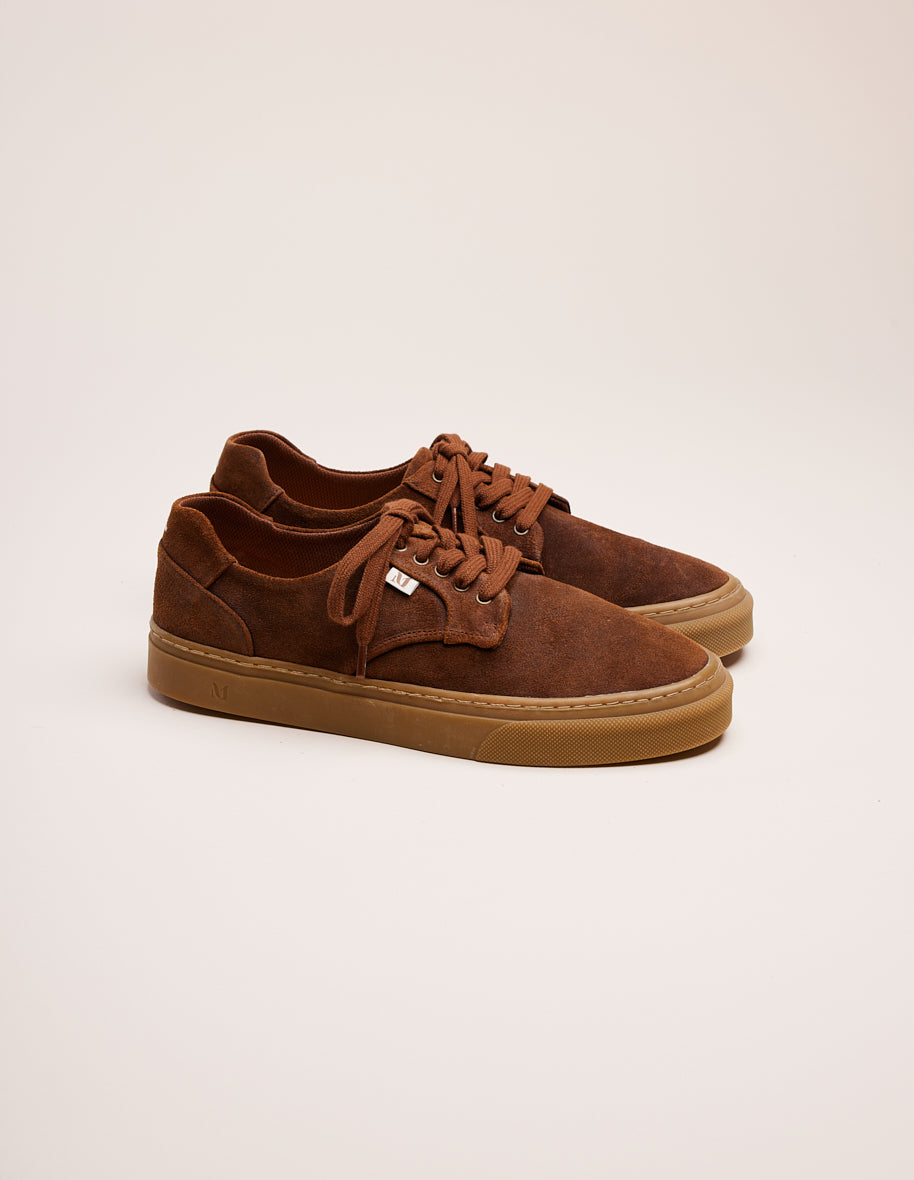 Low-top trainers Alexandre - Brown oiled suede