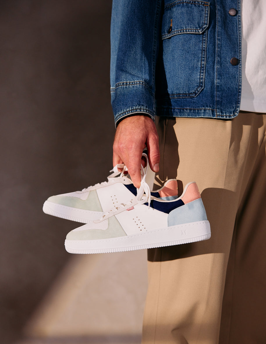 Low-top trainers Maxence H - Sage white