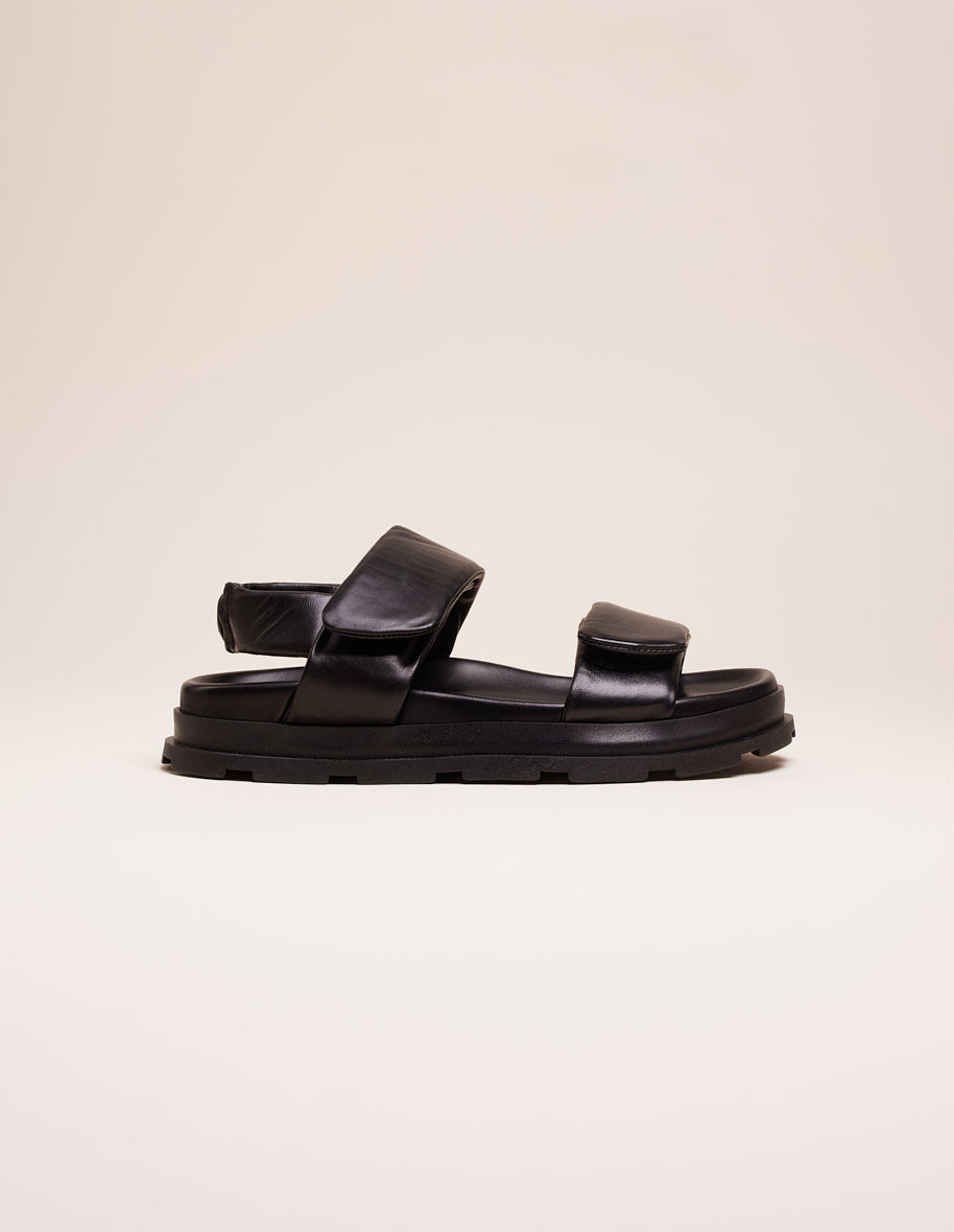 Sandals Clara - Black leather