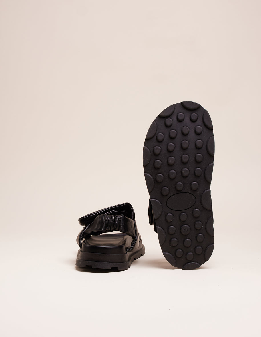 Sandals Clara - Black leather