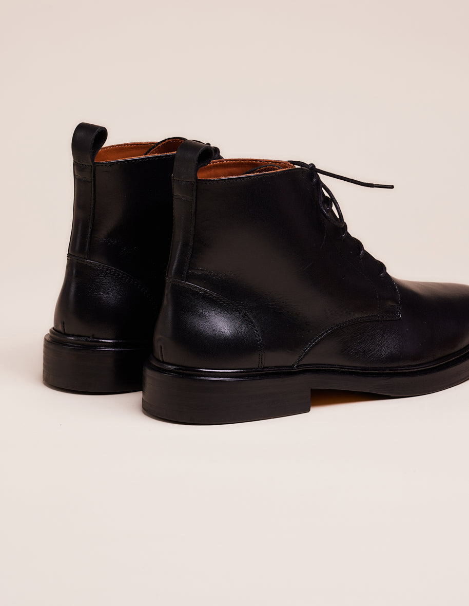 Ankle boots Guillaume - Black leather