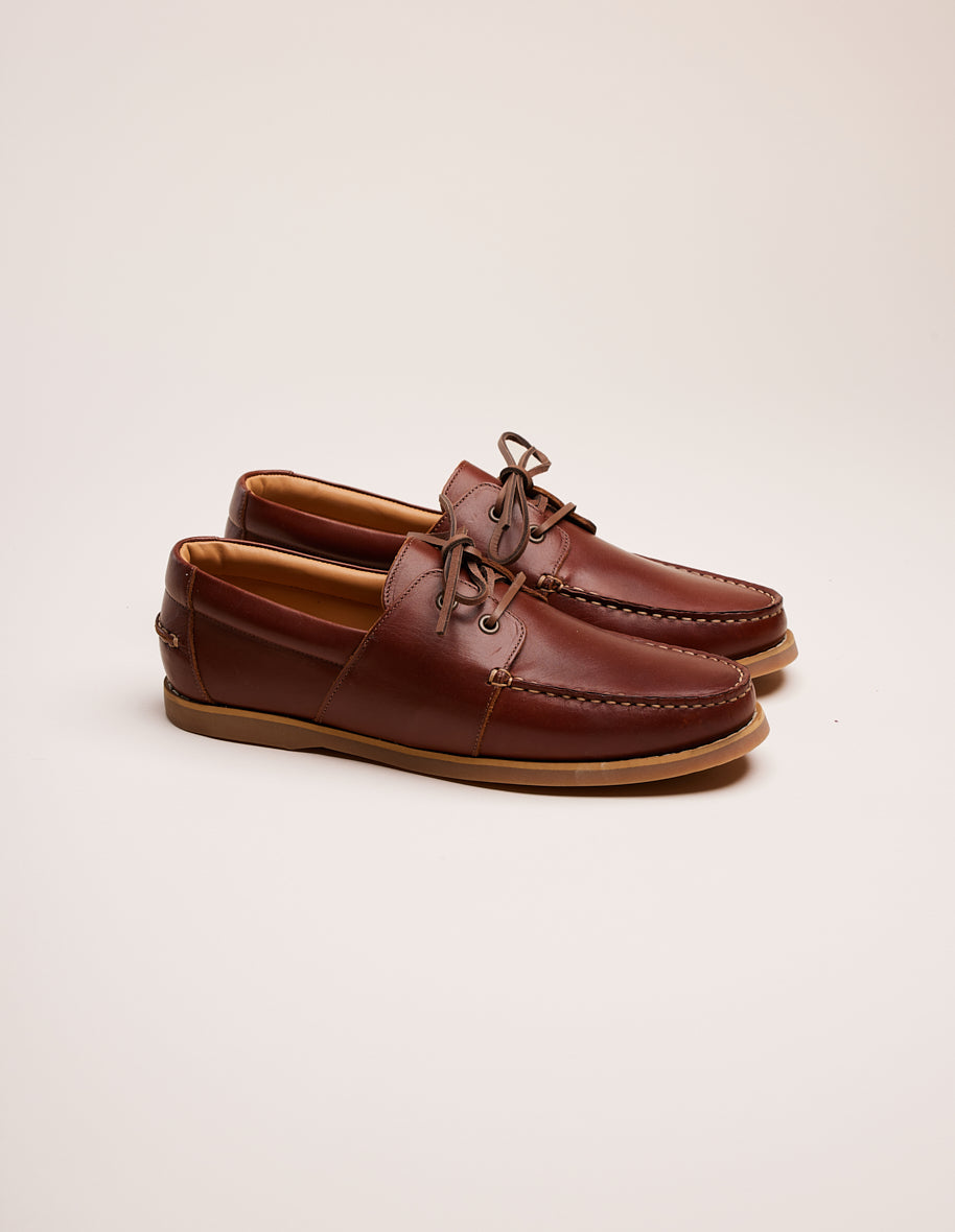 Boat shoes Marin - Brown leather
