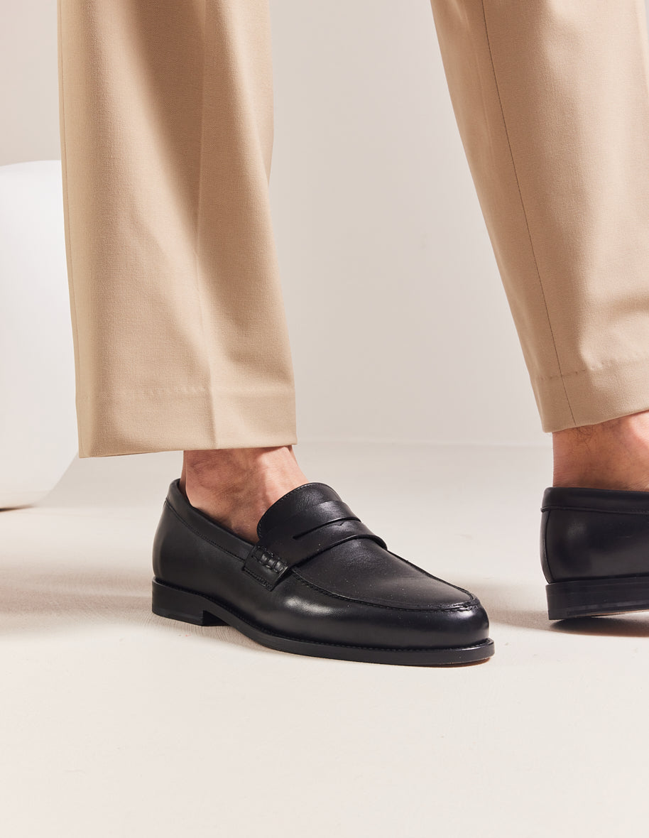 Loafers Marlo - Black leather
