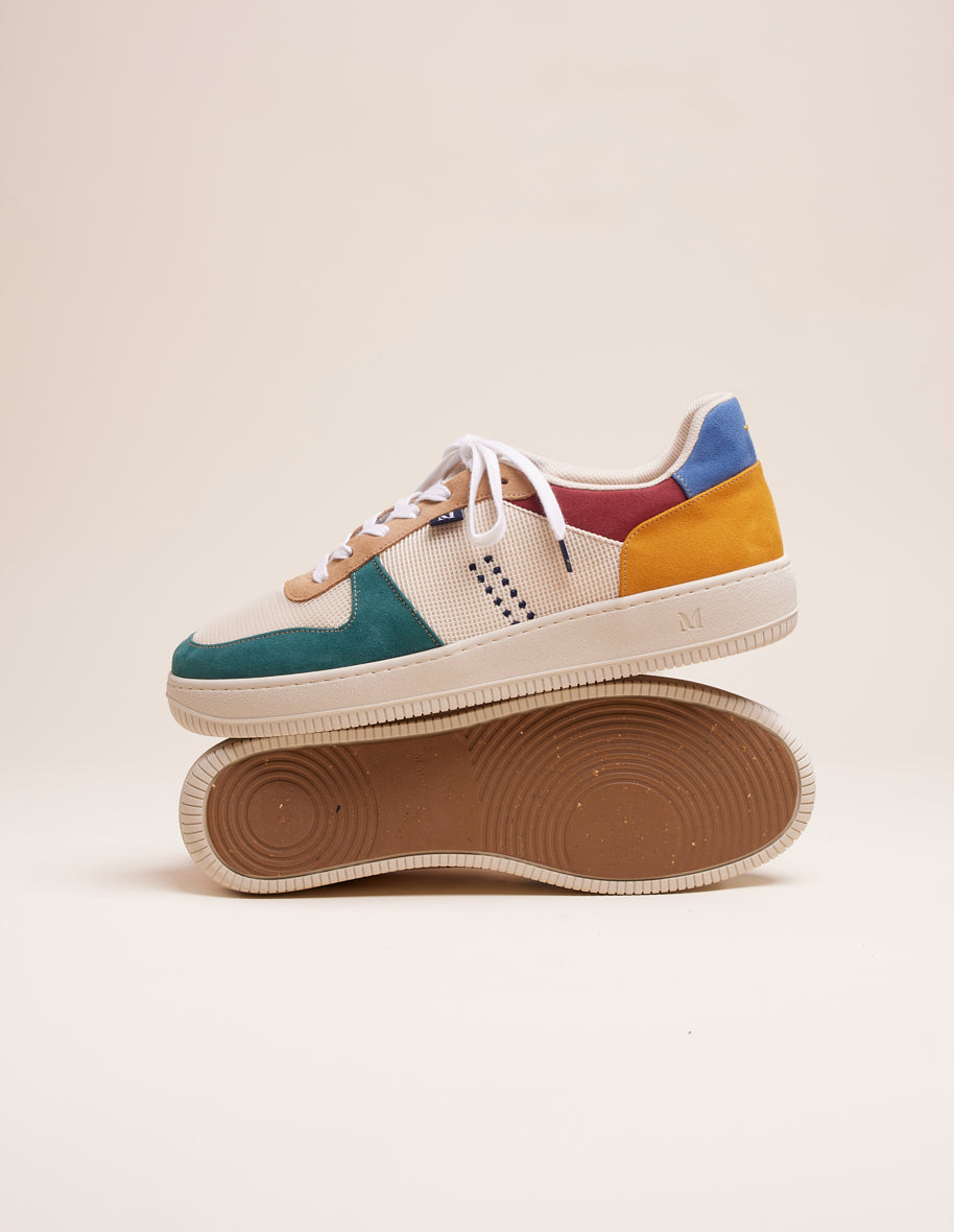 Low-top trainers Maxence H - Fir cream sand