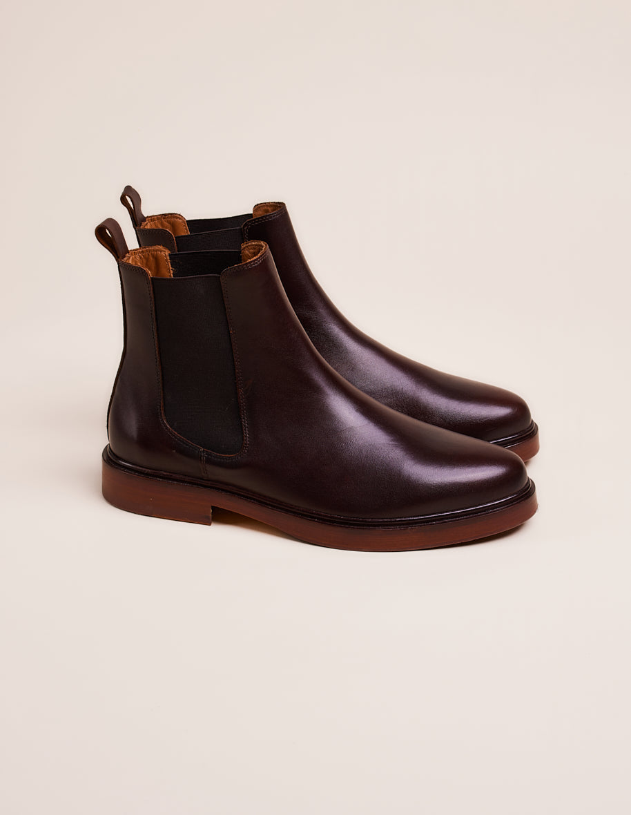 Ankle boots Nicolas - Brown leather