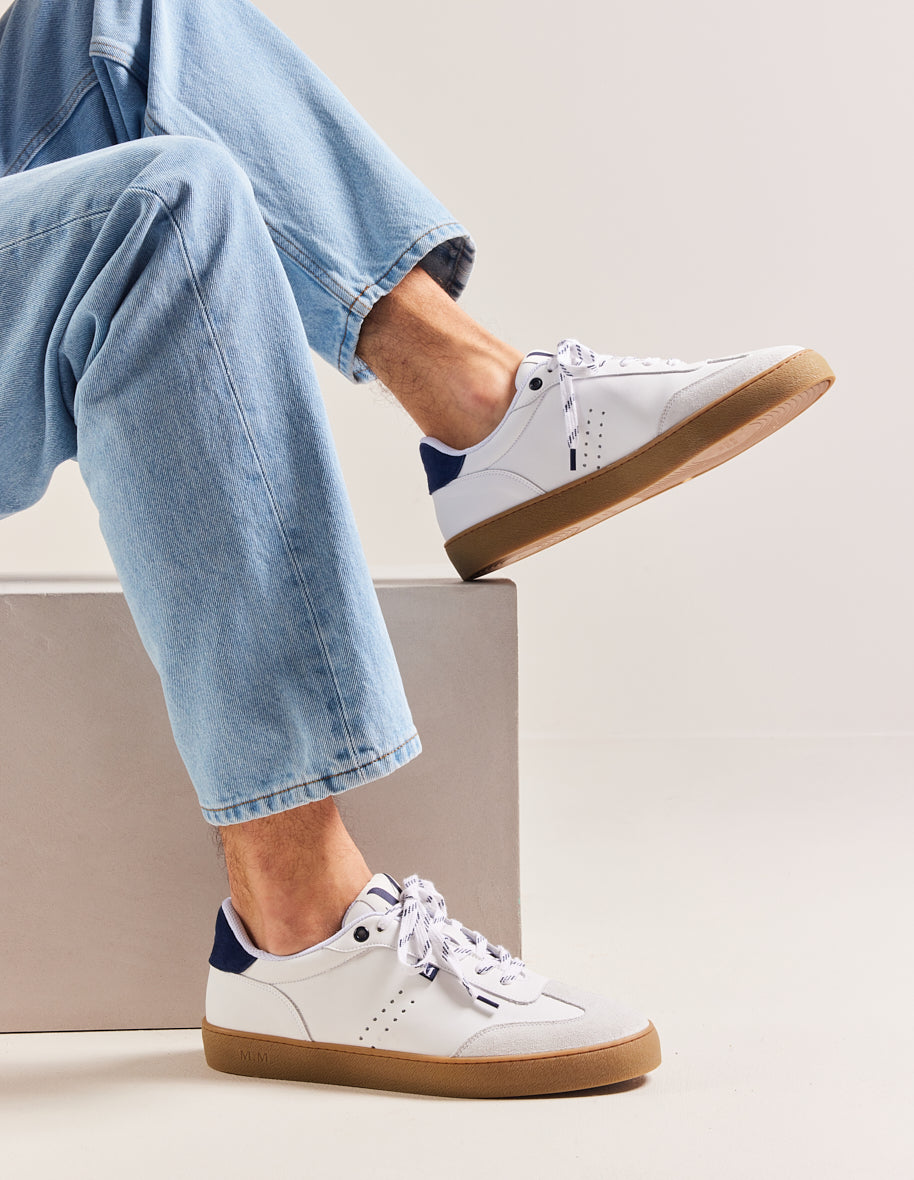 Low-top trainers Pablo - Navy white