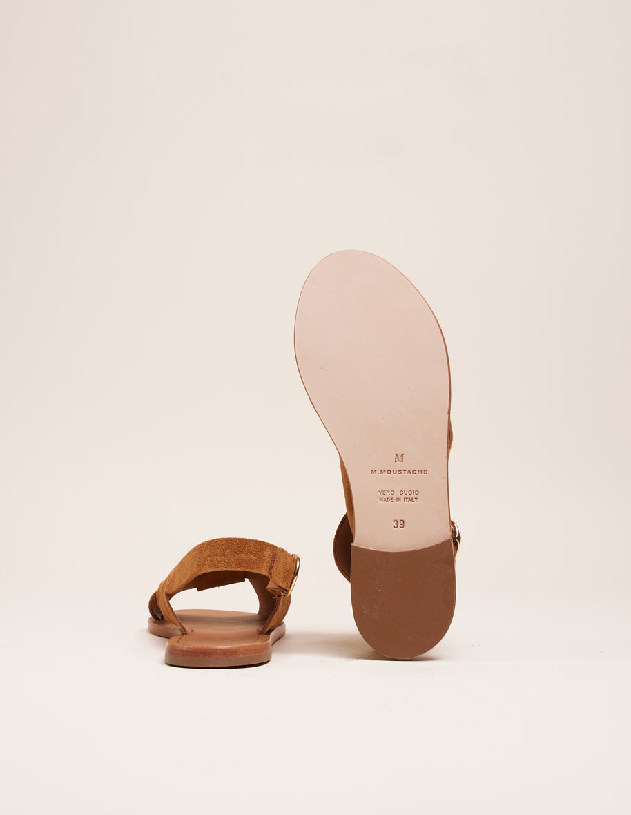 Sandals Paloma - Amber suede