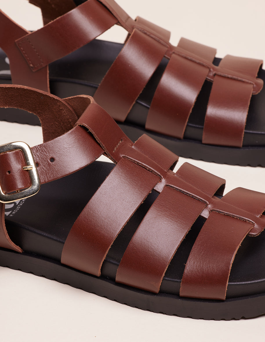 Sandals Scarlette - Brown leather