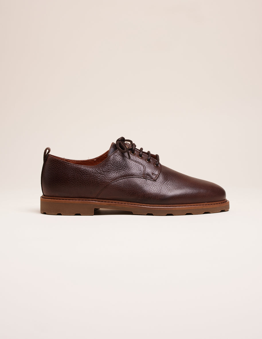 Derbies Simon - Brown grained pull-up