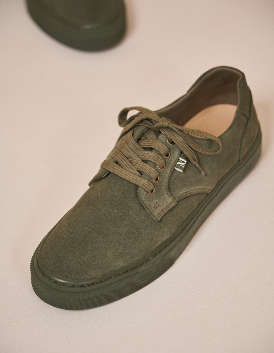 Low-top trainers Alexandre - Khaki Suede