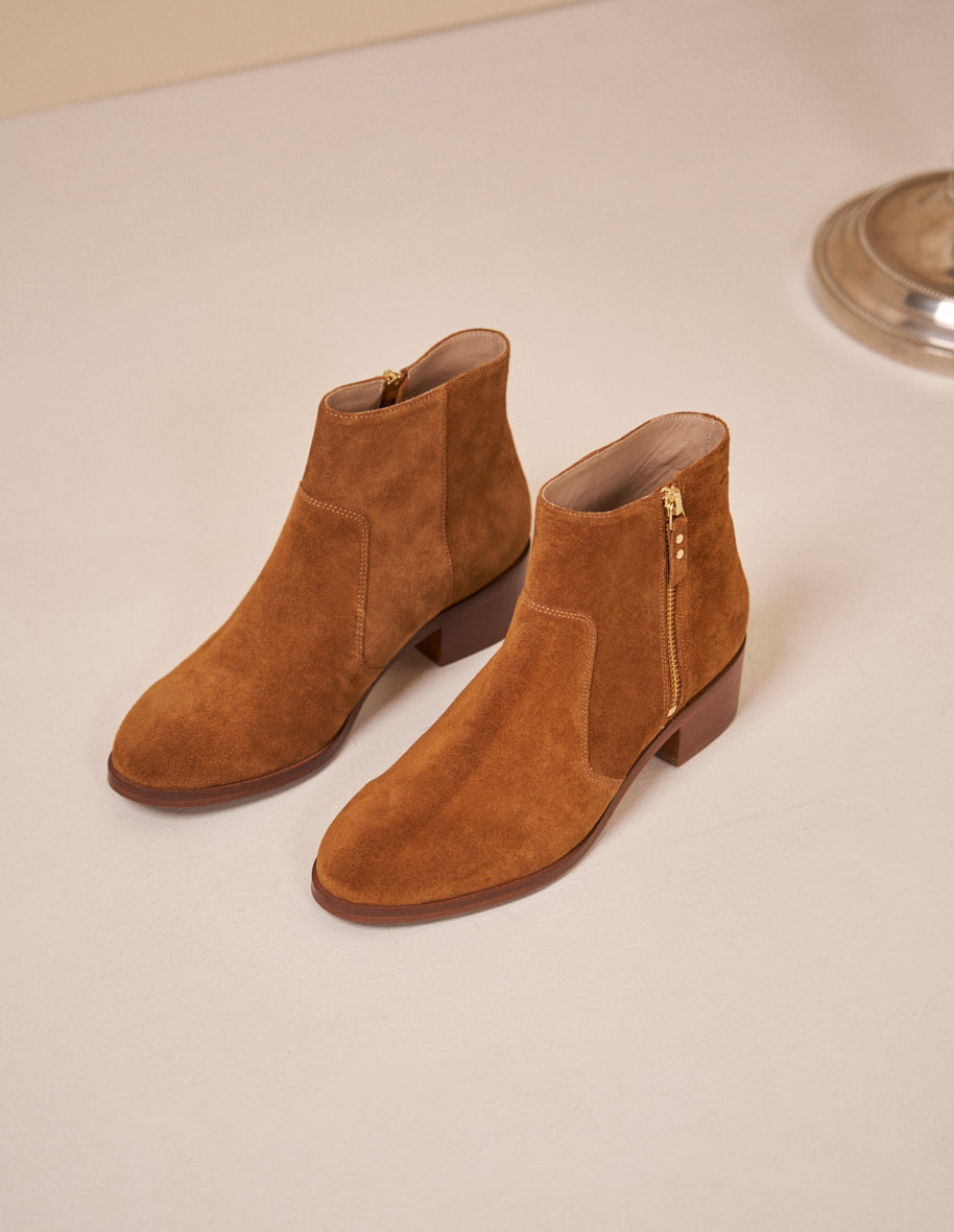 Ankle boots Coline - Amber suede