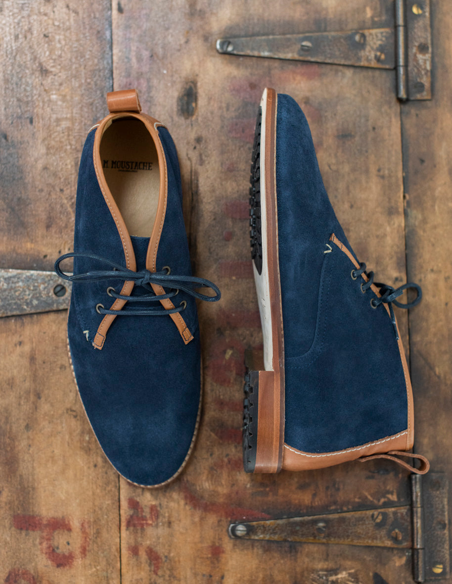 Boots Fernand - Navy Suede