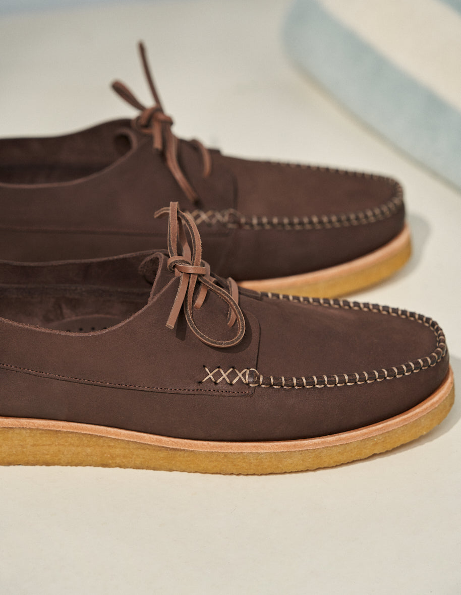 Boat shoes Georges - Brown nubuck