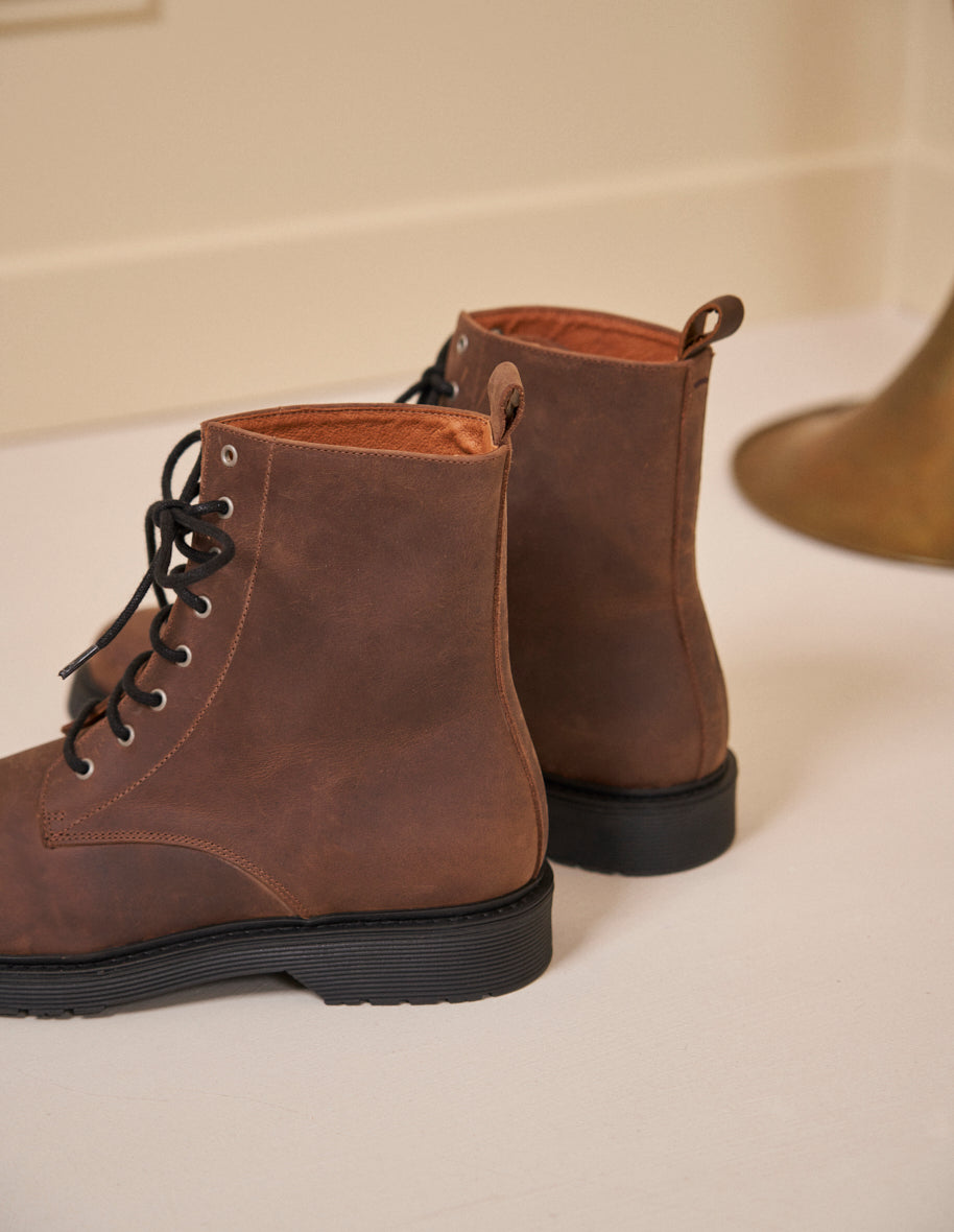 Ankle boots Hervé - Beeswax leather