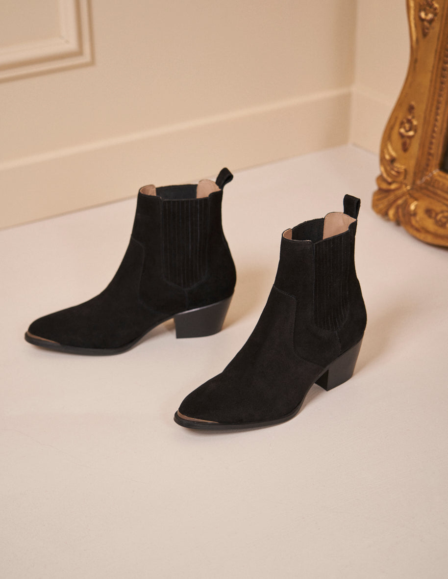 Ankle boots Marianne - Black suede