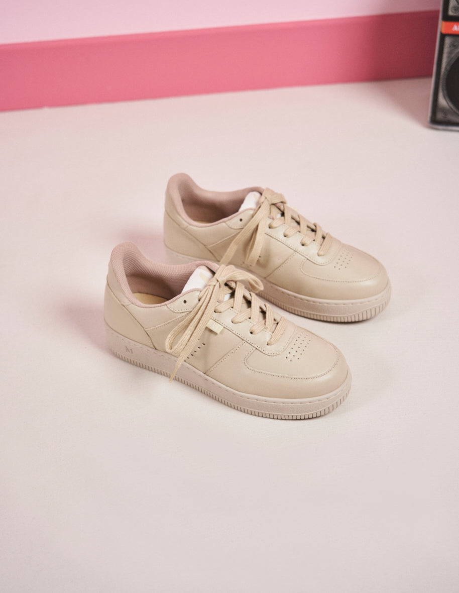 Low-top trainers Maxence F - Cream leather