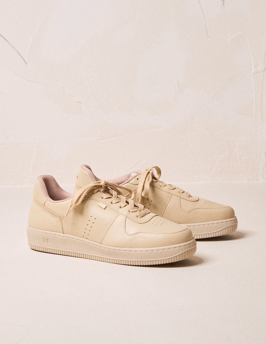 Low-top trainers Maxence H - Cream leather