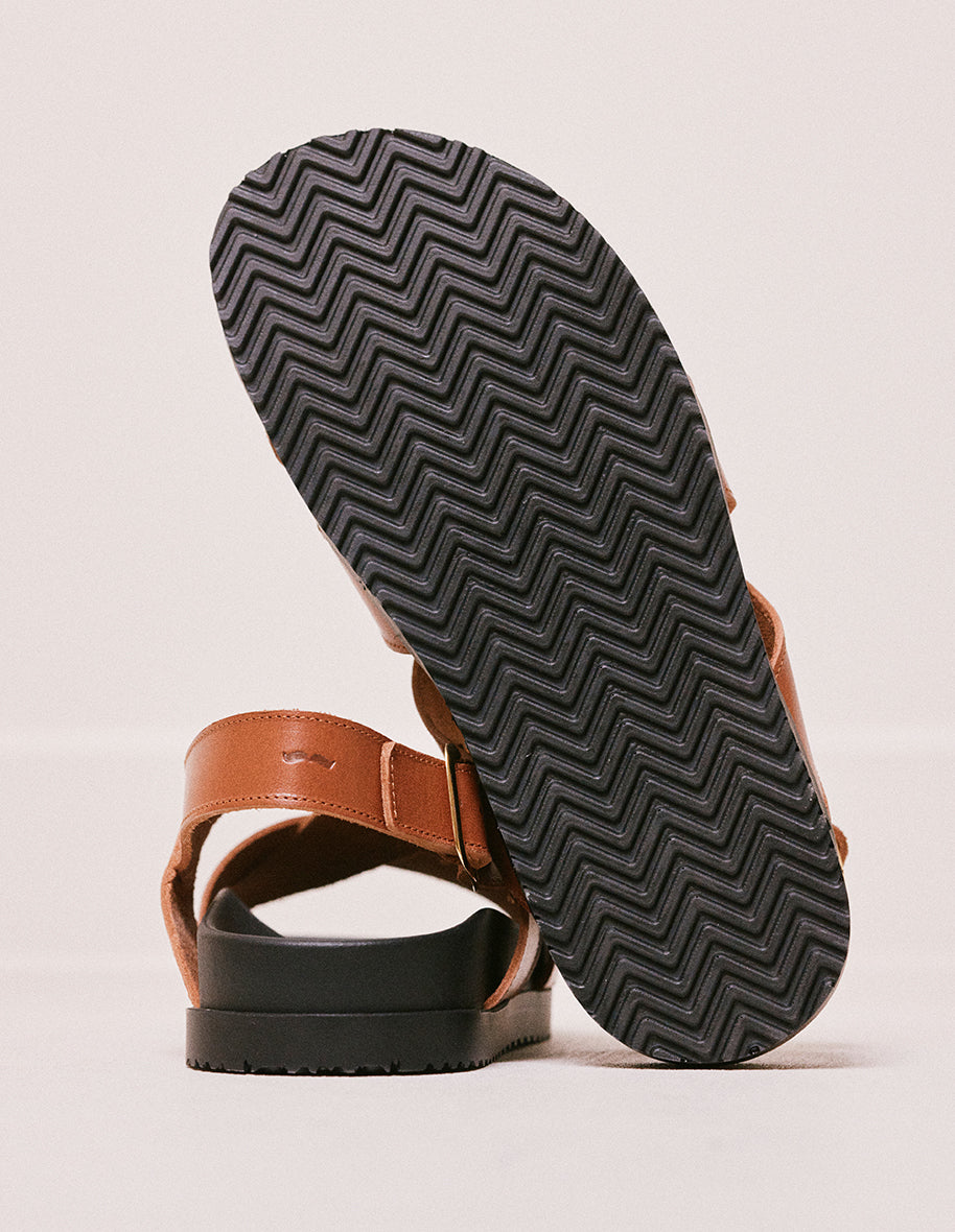Sandals Sandra - Woody leather